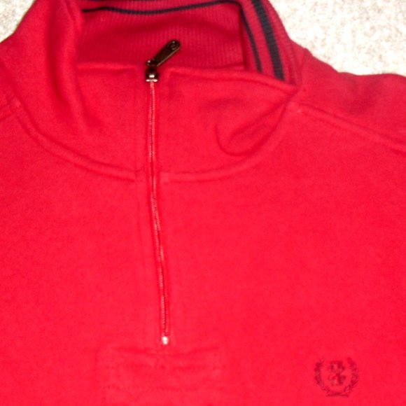 Izod $60 Mens 1/4 Zip Sweater shirt sz. Large New Condition: - Picture 2 of 4